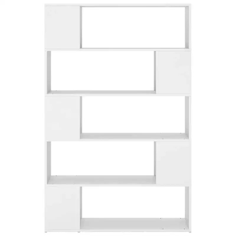 vidaXL Bibliothèque Cloison de séparation Blanc Bois d'ingénierie 100x24x155 cm
