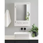 Armoire de salle de bain Kate et Laurel Mezzeta avec miroir