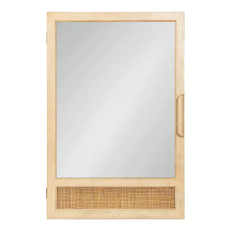 Armoire de toilette miroir en rotin Kate et Laurel Ori