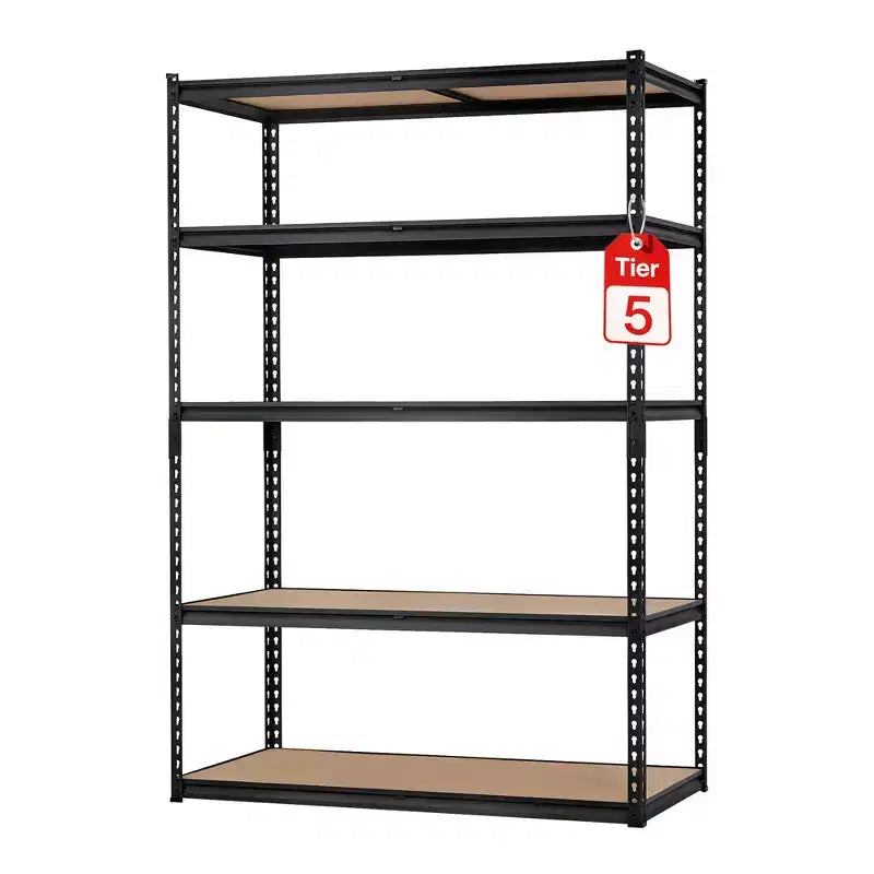 Étagère de garage, capacité de 1 134 kg, étagères de rangement réglables en acier, rayonnages de rangement robustes pour sous-sol, entrepôt, atelier