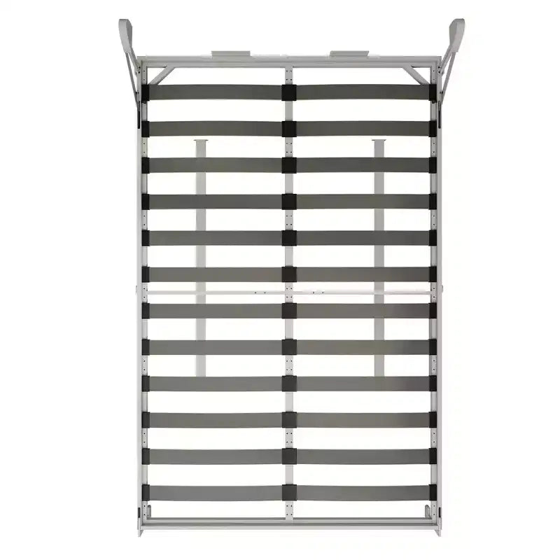 Cadre de lit convertible moderne GDFStudio Flora de taille Queen avec panneau de bureau