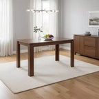 Ensemble table de salle à manger FurnitureR pour 6 personnes, table de cuisine moderne avec 6 tabourets en métal, ensemble de salle à manger peu encombrant pour cuisine, salle à manger, appartement