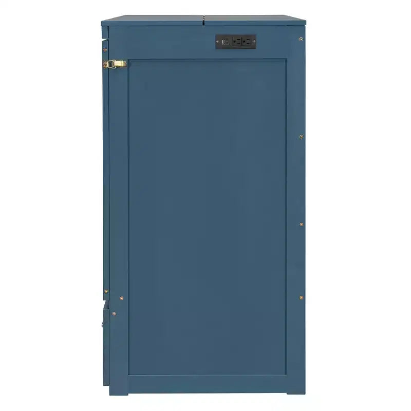 Lit escamotable Queen Size, Lit armoire pliable avec tiroir et station de charge pour chambre, salon - ModernLuxe