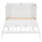 Lit escamotable Queen Size, Lit armoire pliable avec tiroir et station de charge pour chambre, salon - ModernLuxe