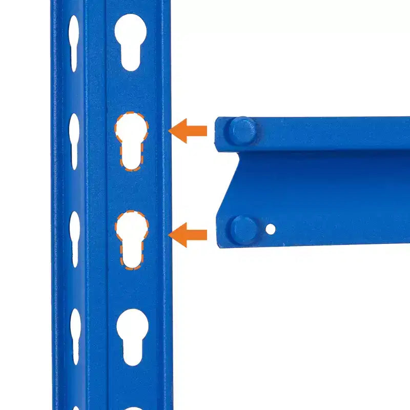 Étagère de Rangement de Garage Robuste Unité de Stockage à 5 Niveaux Réglable en Métal Capacité de 900 à 1130 kg Organisateur Autoportant pour Sous-sol
