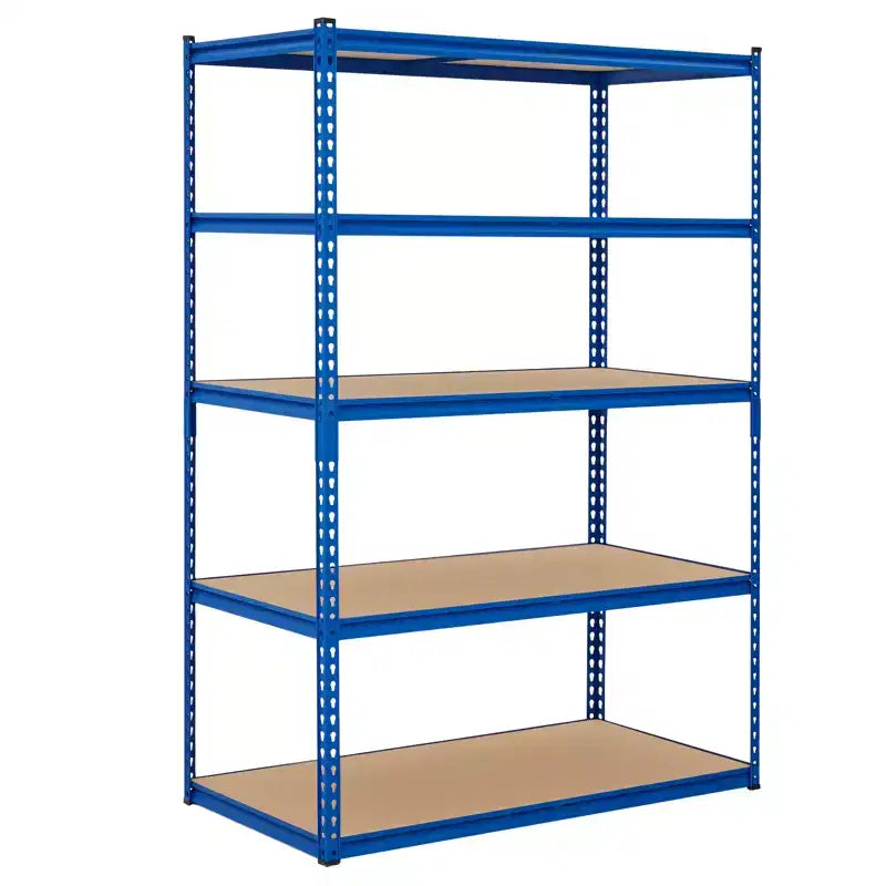 Étagère de Rangement de Garage Robuste Unité de Stockage à 5 Niveaux Réglable en Métal Capacité de 900 à 1130 kg Organisateur Autoportant pour Sous-sol