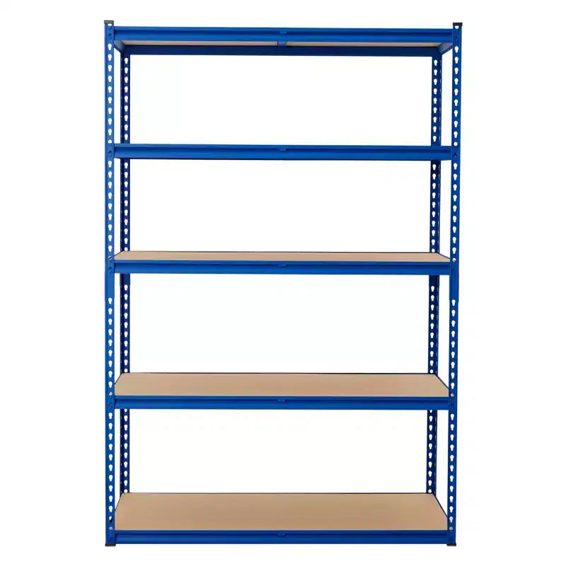 Étagère de Rangement de Garage Robuste Unité de Stockage à 5 Niveaux Réglable en Métal Capacité de 900 à 1130 kg Organisateur Autoportant pour Sous-sol