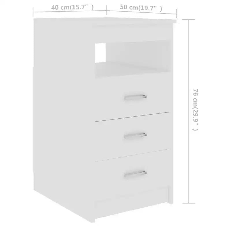 vidaXL Bureau blanc Bois d'ingénierie 140 cm x 50 cm x 76 cm Rangement