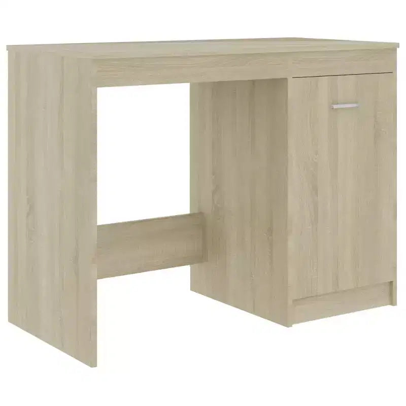 vidaXL Bureau blanc Bois d'ingénierie 140 cm x 50 cm x 76 cm Rangement