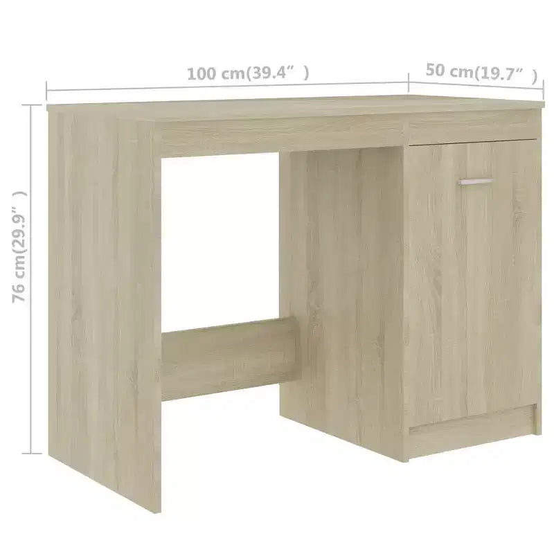 vidaXL Bureau blanc Bois d'ingénierie 140 cm x 50 cm x 76 cm Rangement