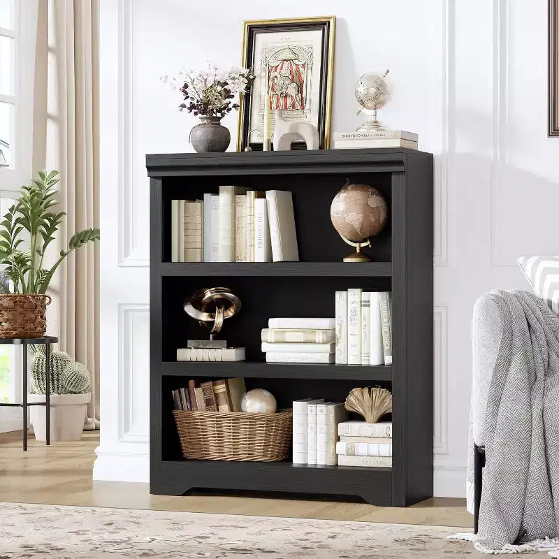 GustoWave, étagère ouverte avec tablettes ajustables, meuble de rangement style rustique de 60 cm de large