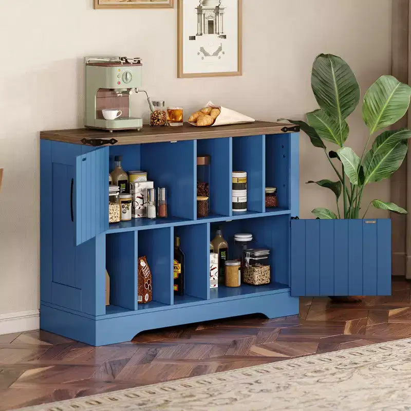 Grand meuble de rangement pour vinyles, peut contenir plus de 450 albums, meuble pour platine vinyle en bois de style ferme de 99 cm avec portes coulissantes, console multimédia pour platine vinyle pour le salon.