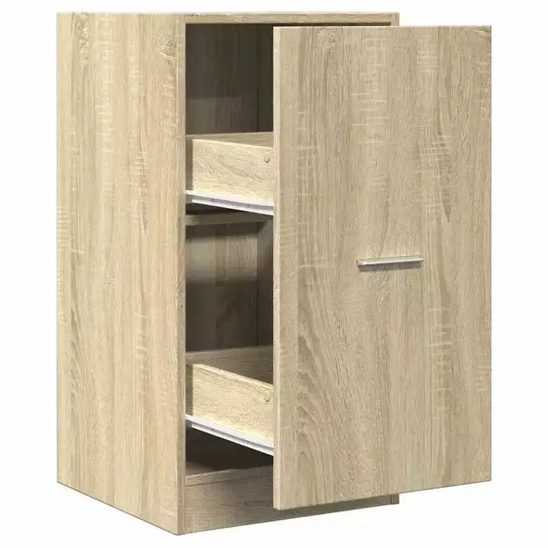 vidaXL Apothecary Cabinet Sonoma oak Engineered wood Medium
