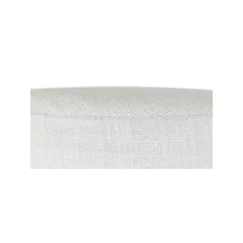 Tabouret en tissu bouclé crème Jasper Meridian Furniture