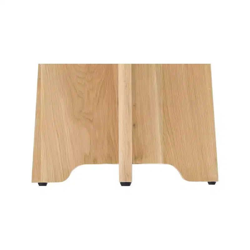 Tabouret en tissu bouclé crème Jasper Meridian Furniture
