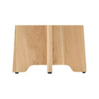 Tabouret en tissu bouclé crème Jasper Meridian Furniture