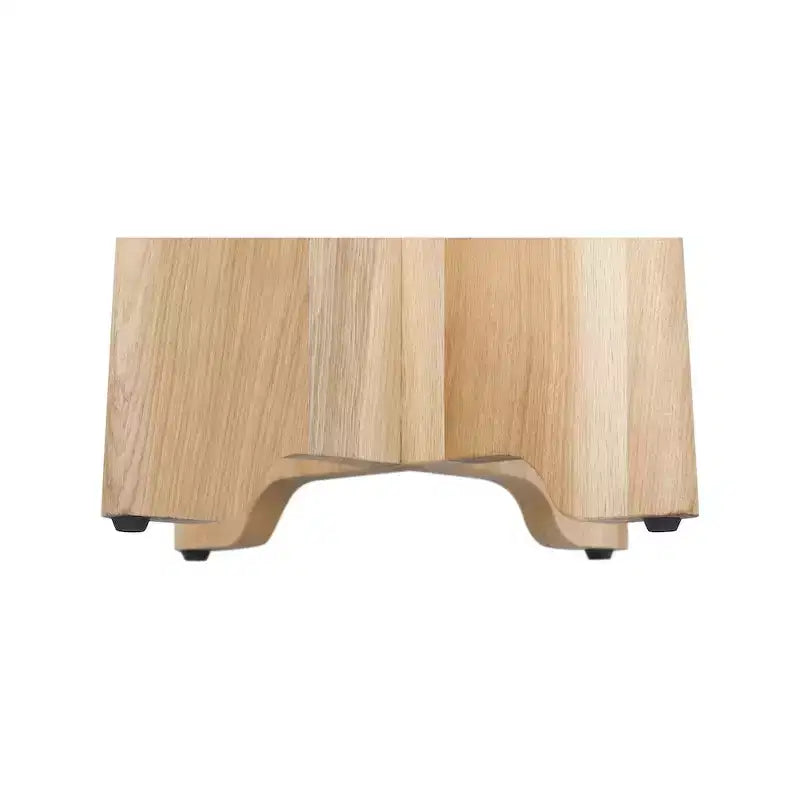 Tabouret en tissu bouclé crème Jasper Meridian Furniture