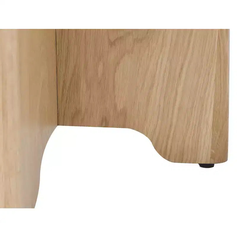Tabouret en tissu bouclé crème Jasper Meridian Furniture