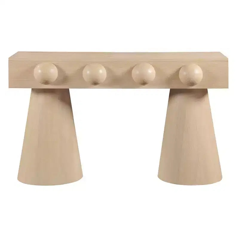 Table console Bracciano en placage de chêne naturel Meridian Furniture
