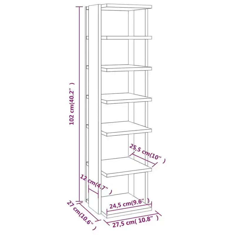 vidaXL Armoire à chaussures blanc Bois d'ingénierie Haute et étroite Armoire à chaussures