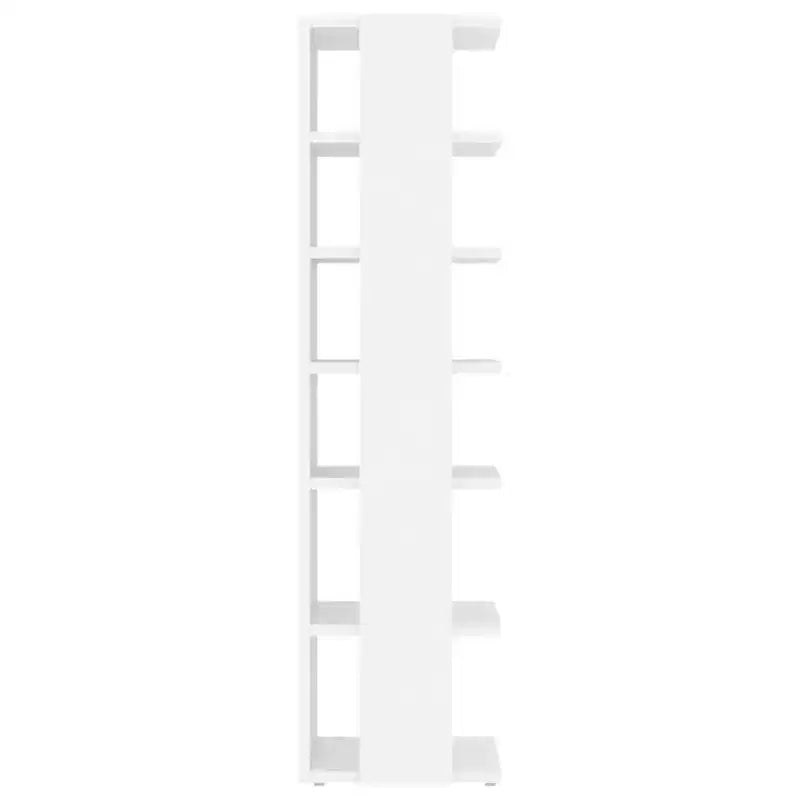 vidaXL Armoire à chaussures blanc Bois d'ingénierie Haute et étroite Armoire à chaussures
