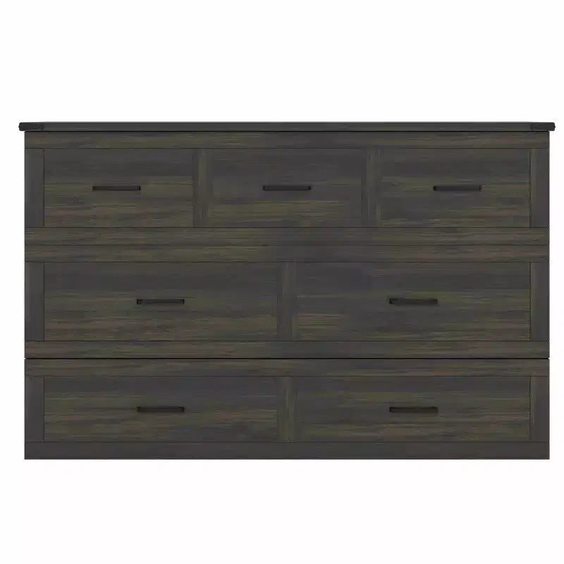 Lit plateforme pliable FAMYYT Queen Size avec station de recharge, tiroir de rangement, montage facile