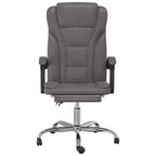 vidaXL Fauteuil de bureau inclinable noir Similicuir, métal, contreplaqué