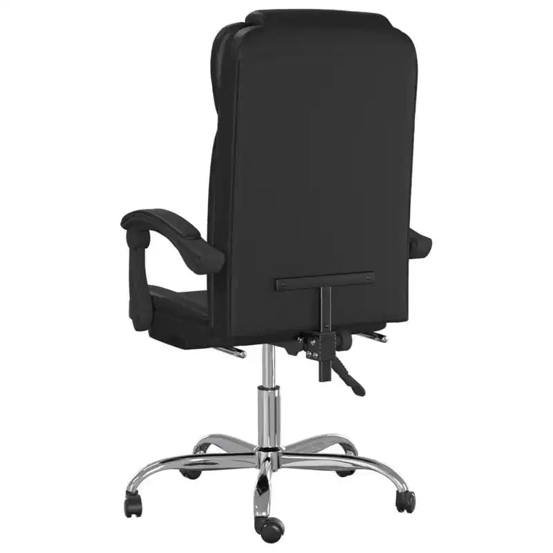 vidaXL Fauteuil de bureau inclinable noir Similicuir, métal, contreplaqué