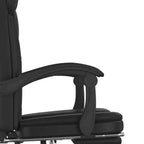 vidaXL Fauteuil de bureau inclinable noir Similicuir, métal, contreplaqué