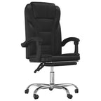 vidaXL Fauteuil de bureau inclinable noir Similicuir, métal, contreplaqué