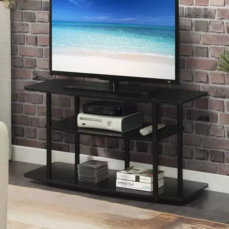 Meuble TV large à 3 niveaux Designs2Go pour téléviseurs jusqu'à 43" - Breighton Home