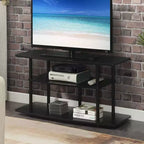 Meuble TV large à 3 niveaux Designs2Go pour téléviseurs jusqu'à 43" - Breighton Home
