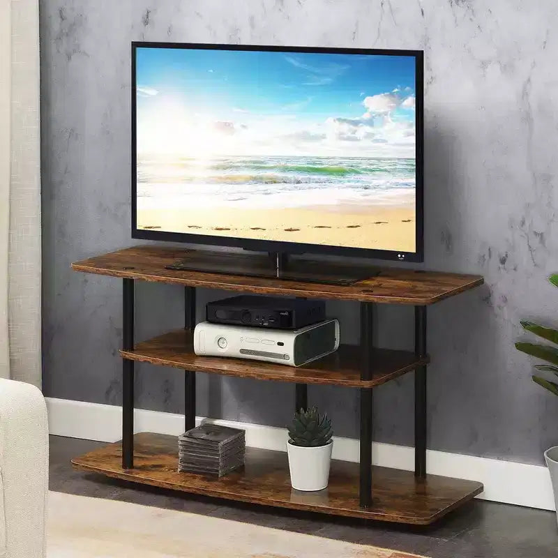 Meuble TV large à 3 niveaux Designs2Go pour téléviseurs jusqu'à 43" - Breighton Home