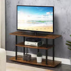 Meuble TV large à 3 niveaux Designs2Go pour téléviseurs jusqu'à 43" - Breighton Home
