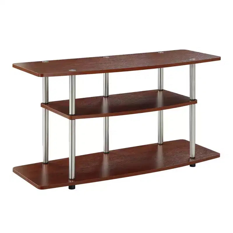 Meuble TV large à 3 niveaux Designs2Go pour téléviseurs jusqu'à 43" - Breighton Home