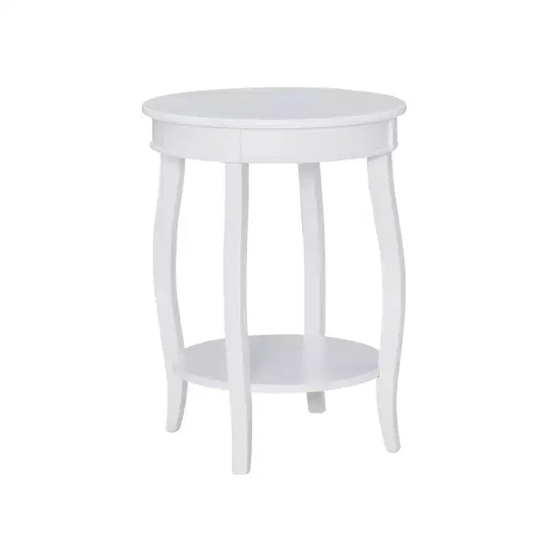 Lindsay Round Table with Shelf - Powell