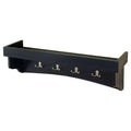 Shaker Cottage Coat Hooks with Tray - Alaterre Furniture