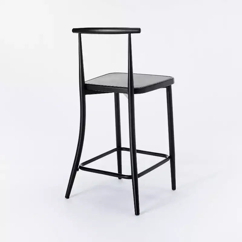 Tabouret de bar comptoir en métal noir Northwood : Design épuré et moderne – Conçu par Threshold™ avec Studio McGee