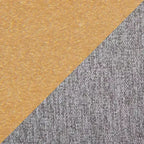 Lot de 2 tabourets de bar FujiHB en polyester/acier or/gris - LumiSource : dossier haut, rembourré, design contemporain
