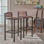 Lot de 2 tabourets de bar Lilith Acacia marron foncé - Christopher Knight Home