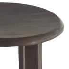Lot de 2 tabourets de bar Ruthie Acacia Gris foncé - Christopher Knight Home : Hauteur fixe de 76,2 cm, sans dossier
