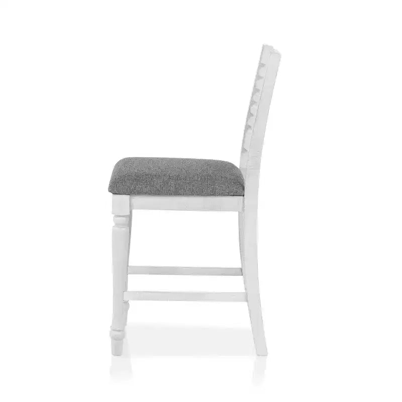 Lot de 2 tabourets de bar hauteur comptoir Cambrien Farmhouse avec sièges rembourrés - HOMES: Inside + Out