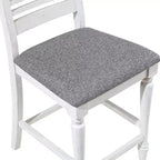 Lot de 2 tabourets de bar hauteur comptoir Cambrien Farmhouse avec sièges rembourrés - HOMES: Inside + Out