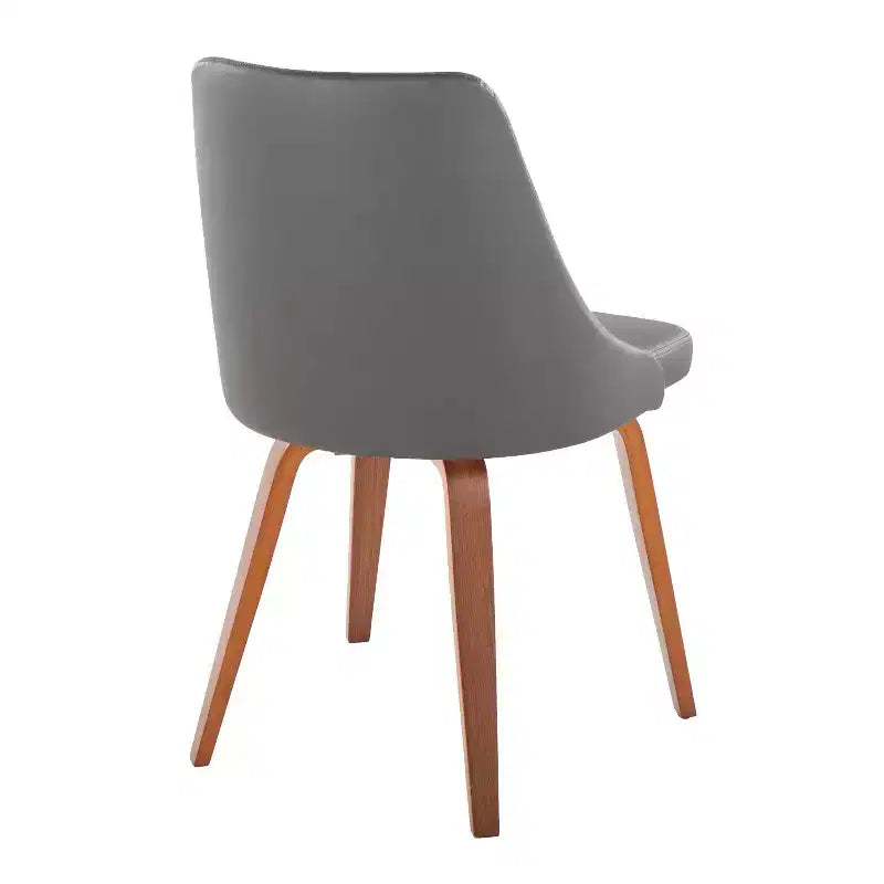 Lot de 2 chaises de salle à manger Marche : capitonnées, pieds en bois - LumiSource
