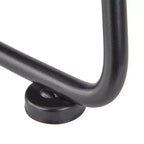 Lifestorey Lot de 2 tabourets de bar Chapman 61 cm Hauteur comptoir Naturel : Châssis noir, bois de pin, design industriel
