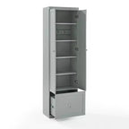 Placard garde-manger convertible gris