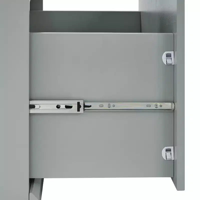 Placard garde-manger convertible gris