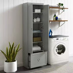 Placard garde-manger convertible gris