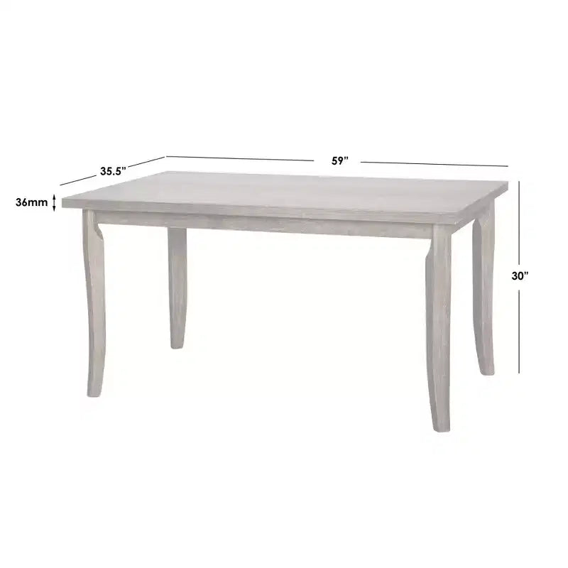 Table à manger rectangulaire Buylateral Provence en bois flotté