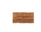 Table à manger en bois massif Live Edge 80" marron - Timbergirl
